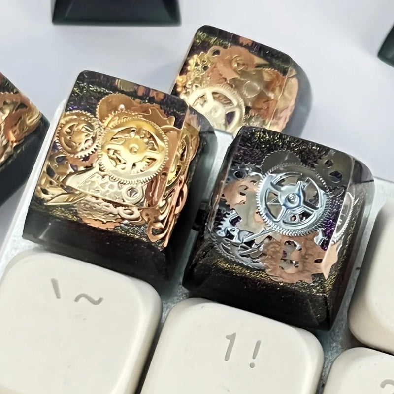 Bluejw 3D Resin Handmade Keycap: Personalized Cartoon/Metal Gear Gaming Keyboards - Mechanical Keyboard Switches DIY - Image 4
